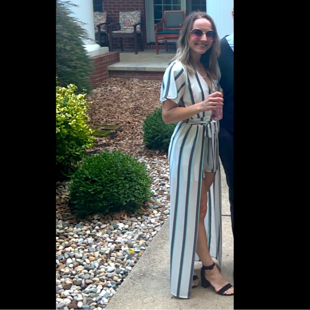 Romper with train